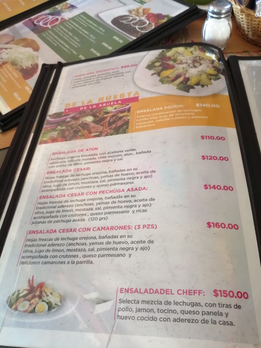El Fogón Mexicano Menu - Image 2